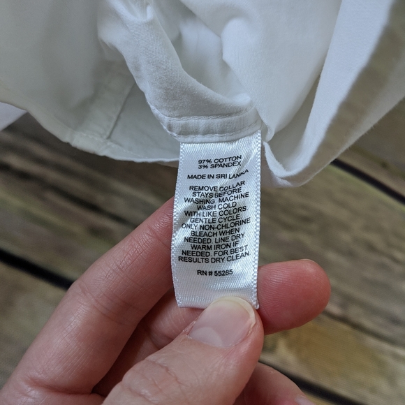 Express Men's Extra Slim Fit White Dress Shirt - Picture 2 of 8